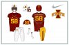 Cyclone Uniforms @CycloneUniforms  Jun 6 2017  yel num no sh st yel pant w chev st rd hel w 2 yl.jpg